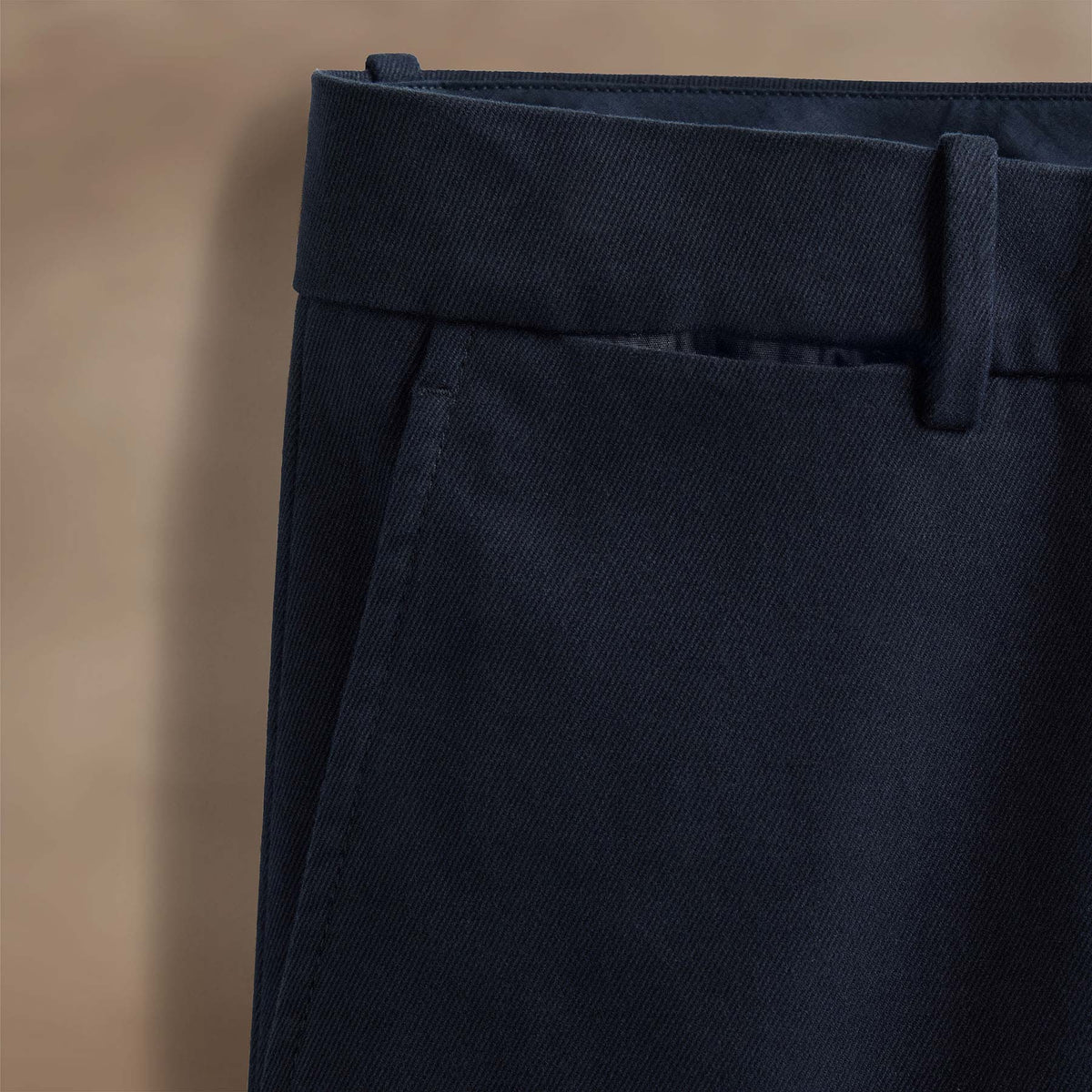 Cashmere Touch Twill Trouser in Classic Navy | James Perse Los Angeles