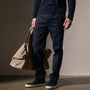 Cashmere Touch Twill Trouser in Classic Navy | James Perse Los Angeles