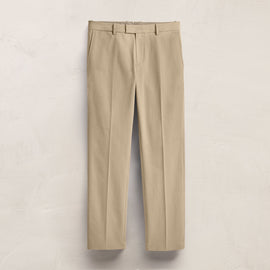 Cashmere Touch Twill Trouser in Light Khaki | James Perse Los Angeles FLAT