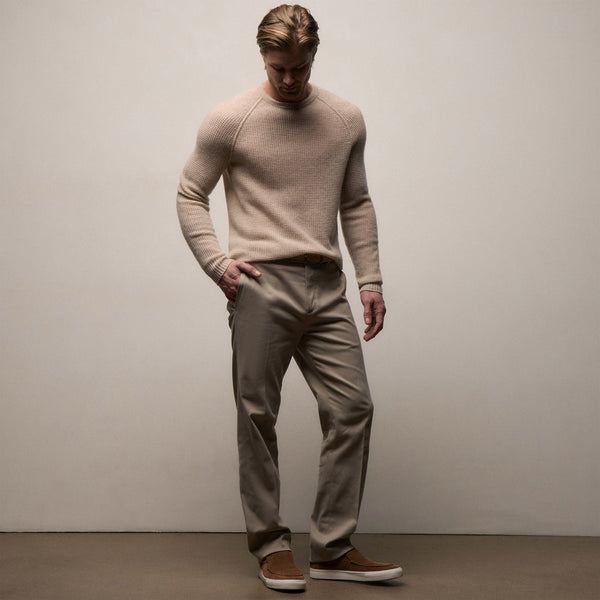 Cashmere Touch 5 Pocket Pant in Light Tan | James Perse Los Angeles
