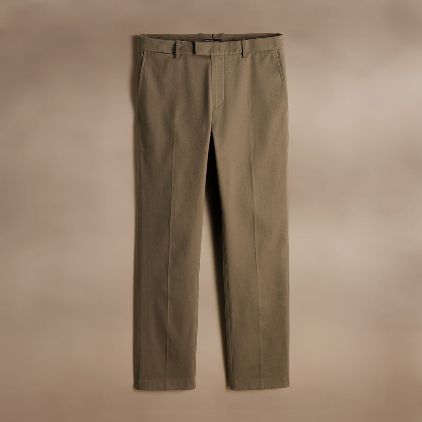 Cashmere Touch Twill Trouser in Mushroom | James Perse Los Angeles