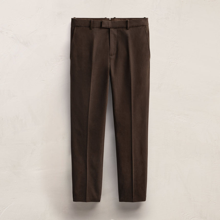 Cashmere Touch Twill Trouser in Porcupine | James Perse Los Angeles FLAT