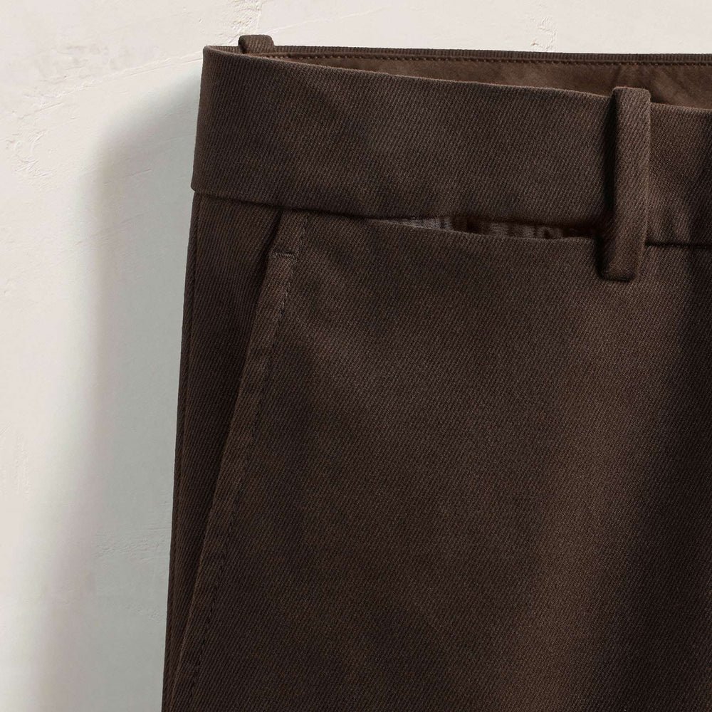 Cashmere Touch Twill Trouser in Porcupine | James Perse Los Angeles FLAT