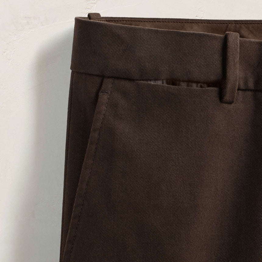 Cashmere Touch Twill Trouser in Porcupine | James Perse Los Angeles FLAT