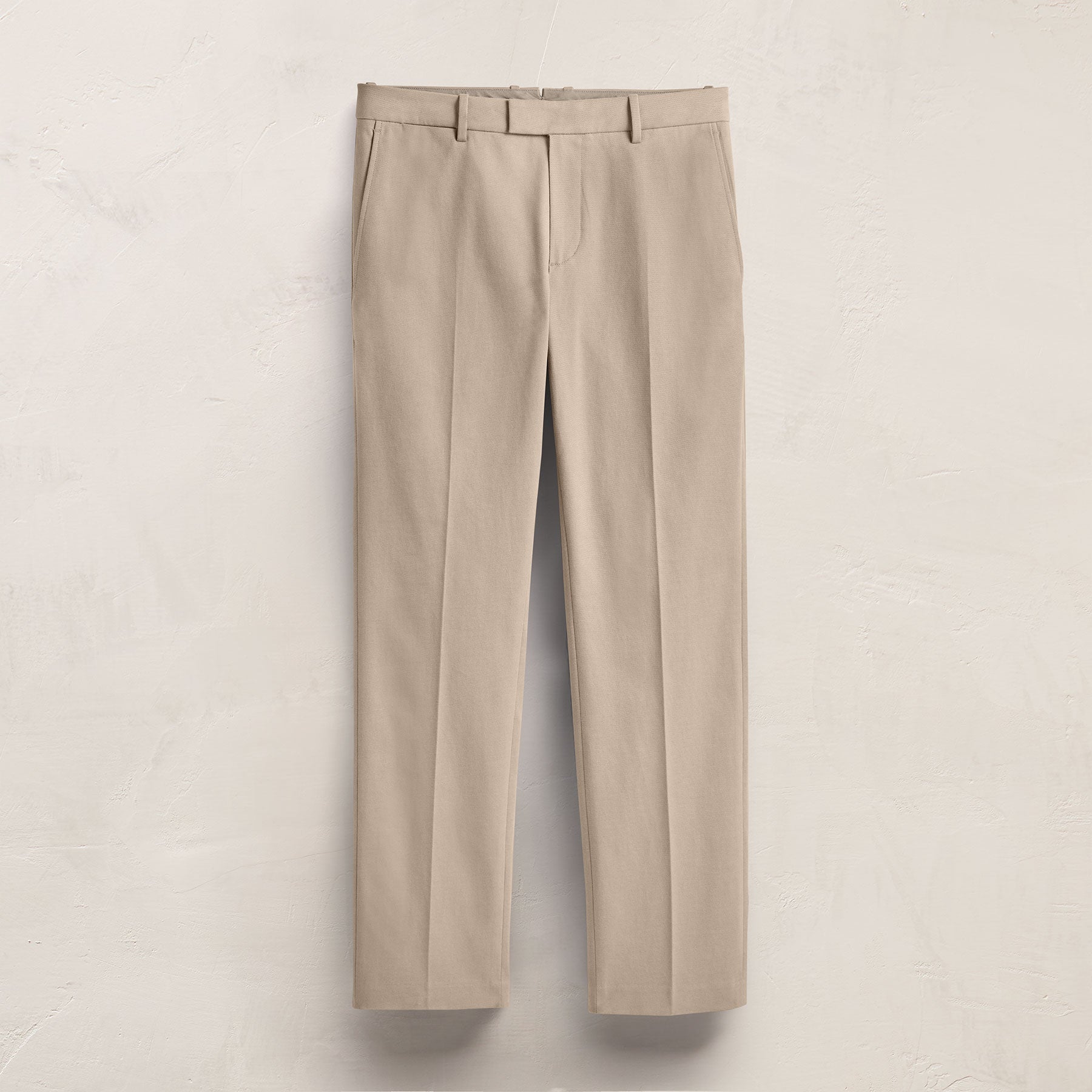 Cashmere Touch Twill Trouser in Stone | James Perse Los Angeles FLAT