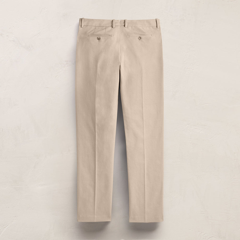 Cashmere Touch Twill Trouser in Stone | James Perse Los Angeles FLAT