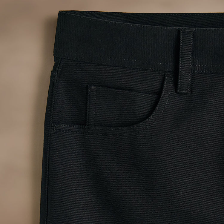 Cashmere Touch 5 Pocket Pant in Black | James Perse Los Angeles