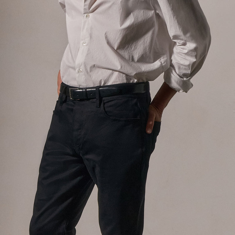 Cashmere Touch 5 Pocket Pant in Black | James Perse Los Angeles