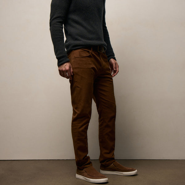 Cashmere Touch 5 Pocket Pant in Gingerbread | James Perse Los Angeles