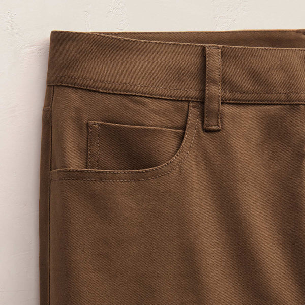 Cashmere Touch 5 Pocket Pant in Gingerbread | James Perse Los Angeles FLAT