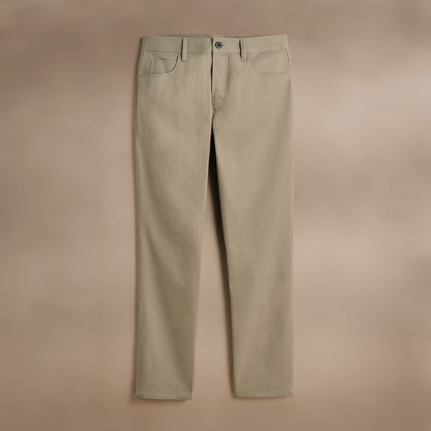 Cashmere Touch 5 Pocket Pant in Light Tan | James Perse Los Angeles