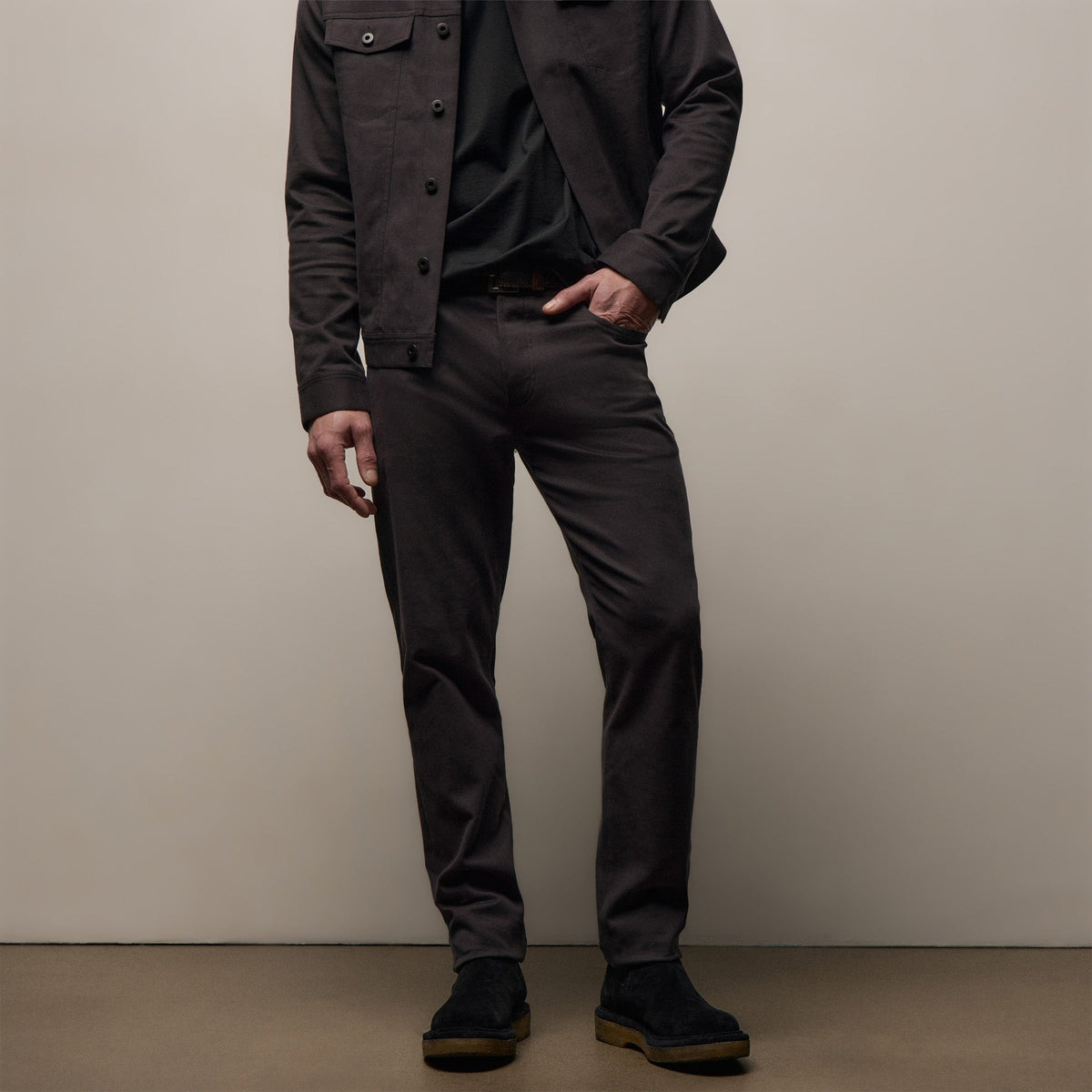 Cashmere Touch 5 Pocket Pant in Magma | James Perse Los Angeles