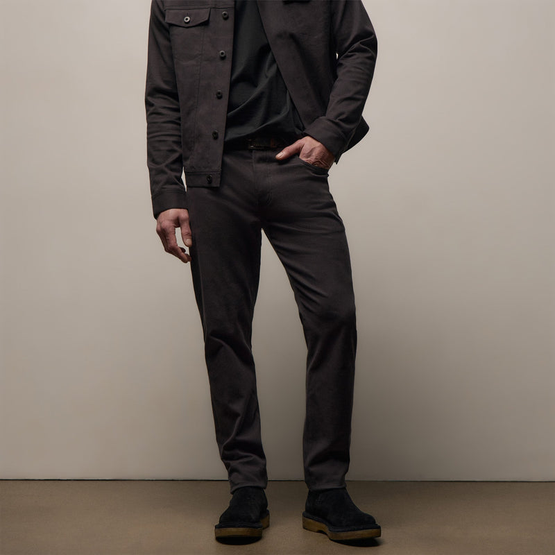 Cashmere Touch 5 Pocket Pant in Magma | James Perse Los Angeles