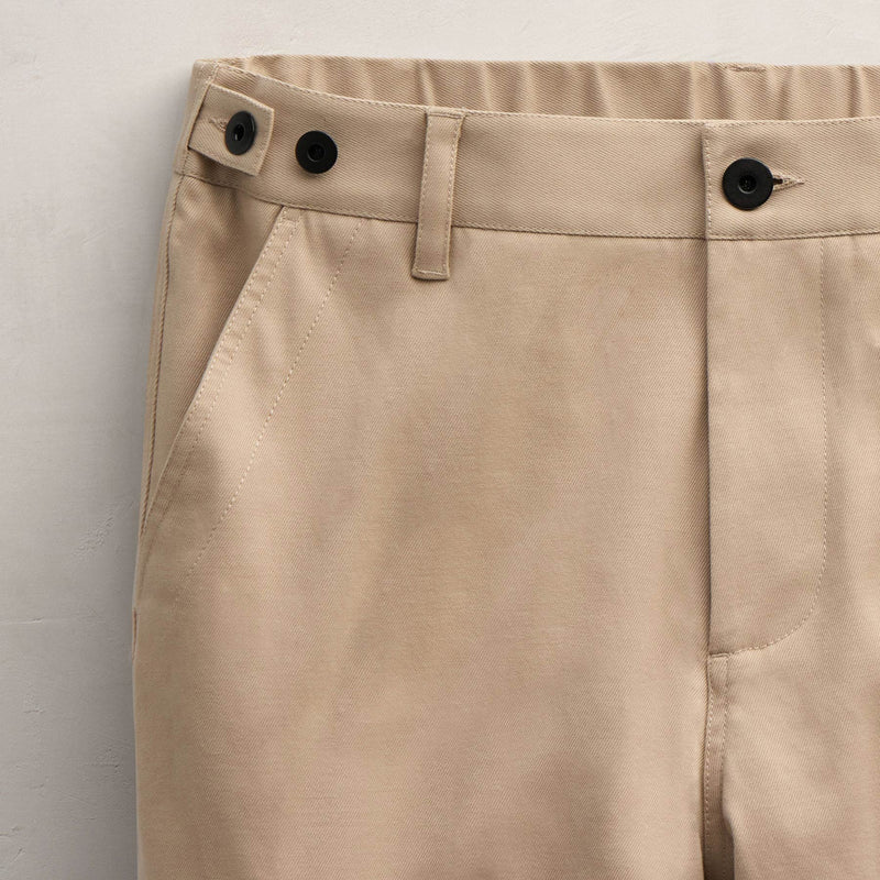 Cashmere Touch Cotton Cargo in Light Khaki | James Perse Los Angeles