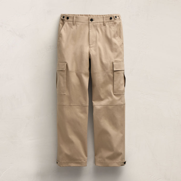 Cashmere Touch Cotton Cargo in Light Khaki | James Perse Los Angeles