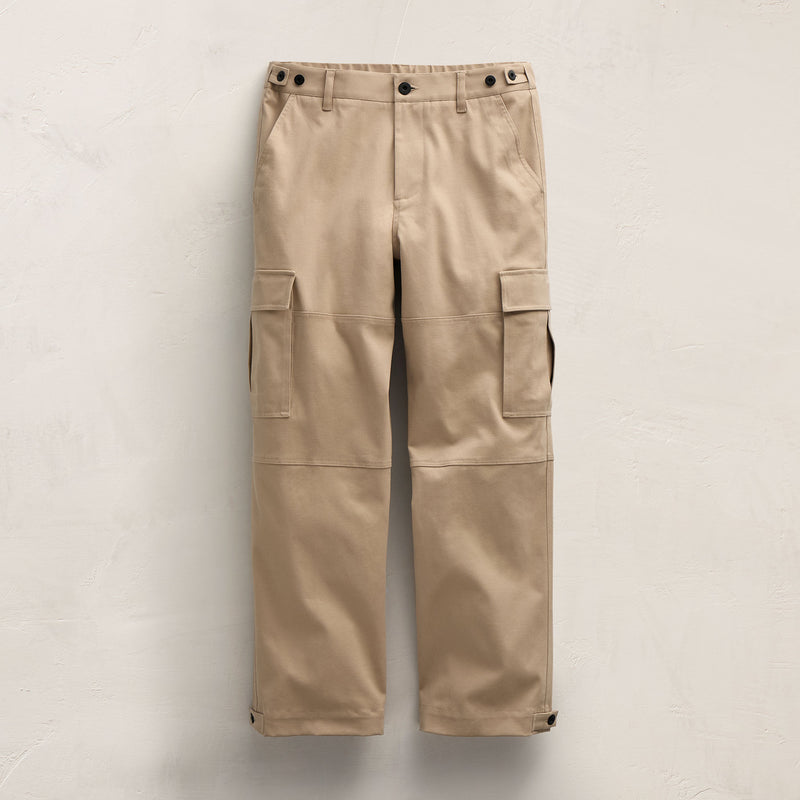 Cashmere Touch Cotton Cargo in Light Khaki | James Perse Los Angeles