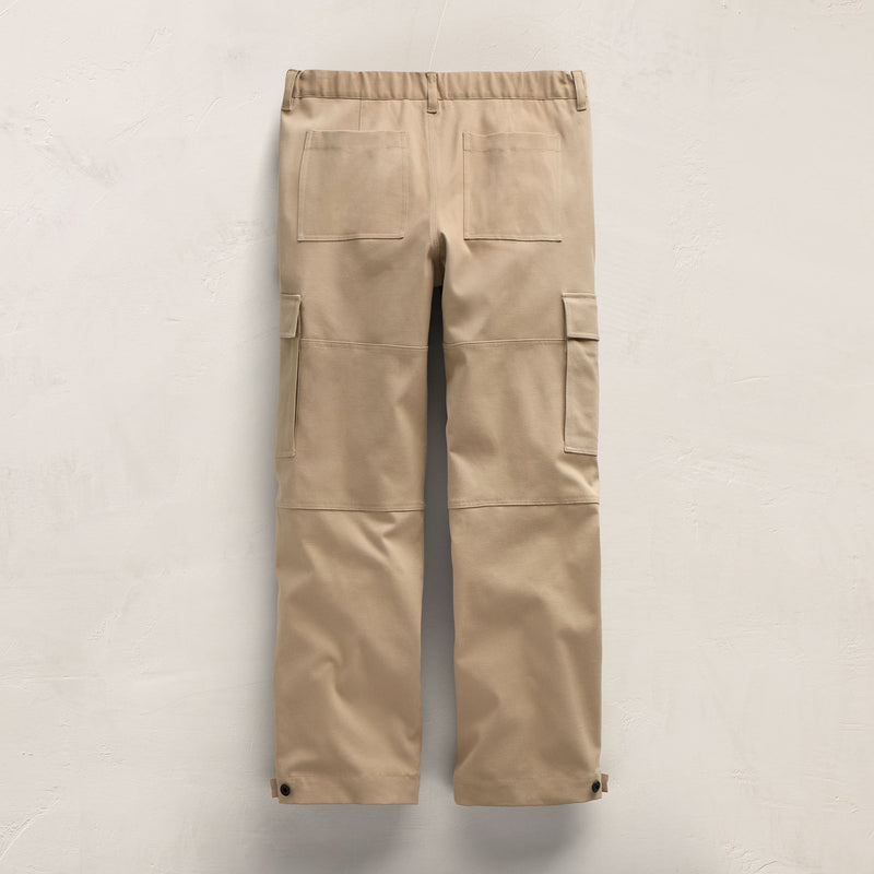 Cashmere Touch Cotton Cargo in Light Khaki | James Perse Los Angeles