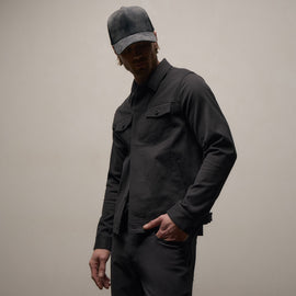 Cashmere Touch Cotton Trucker Jacket - Magma