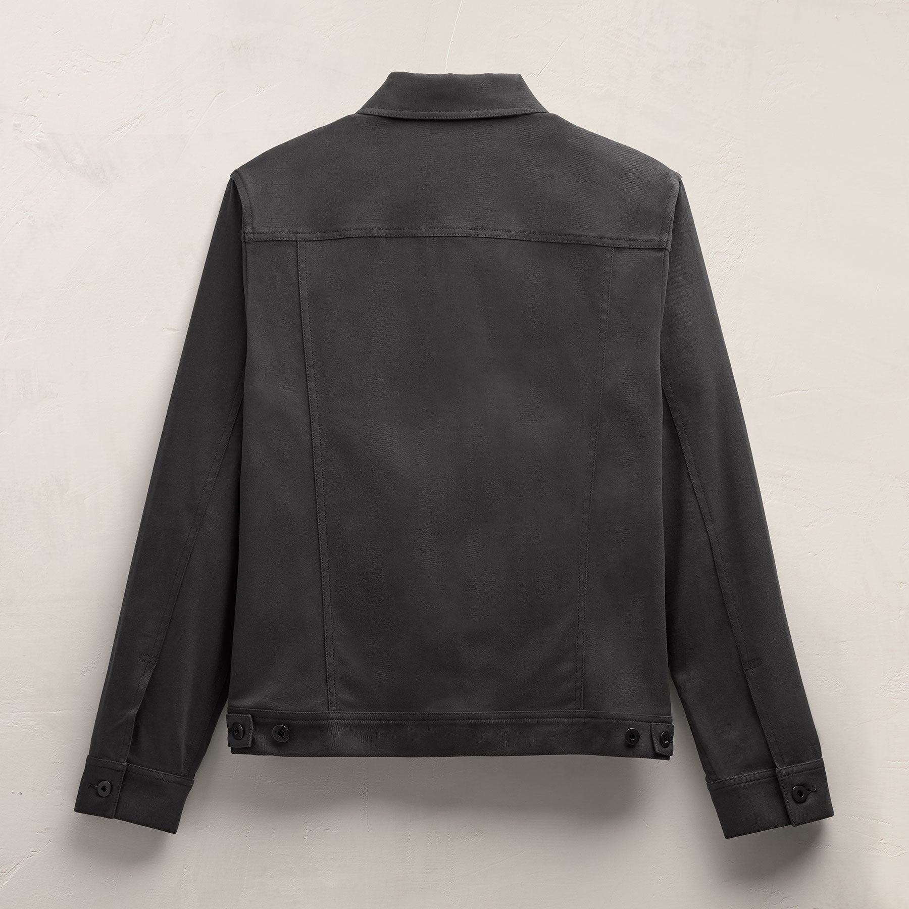 Cashmere Touch Cotton Trucker Jacket in Magma | James Perse Los Angeles FLAT