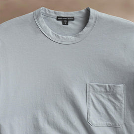 Cotton Linen Pocket Tee in Grey Sky | James Perse Los Angeles