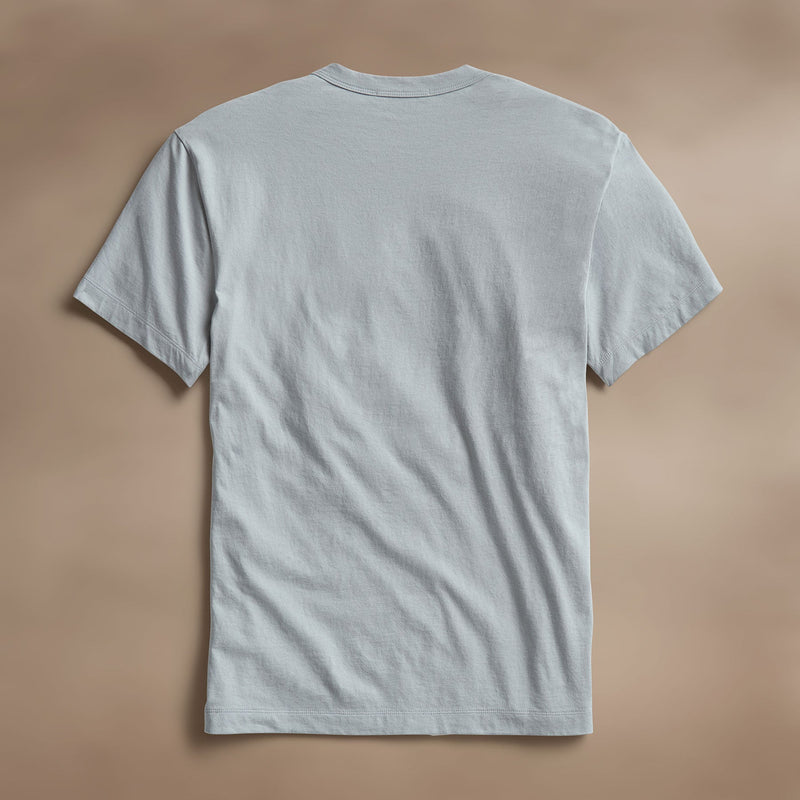 Cotton Linen Pocket Tee in Grey Sky | James Perse Los Angeles