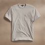 Cotton Linen Pocket Tee in Salt | James Perse Los Angeles