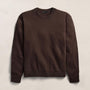 Boiled Cashmere Crew - Bark | James Perse Los Angeles