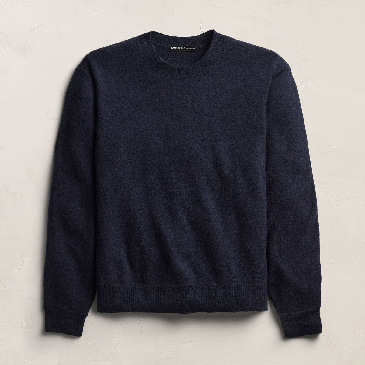 Boiled Cashmere Crew - Classic Navy | James Perse Los Angeles