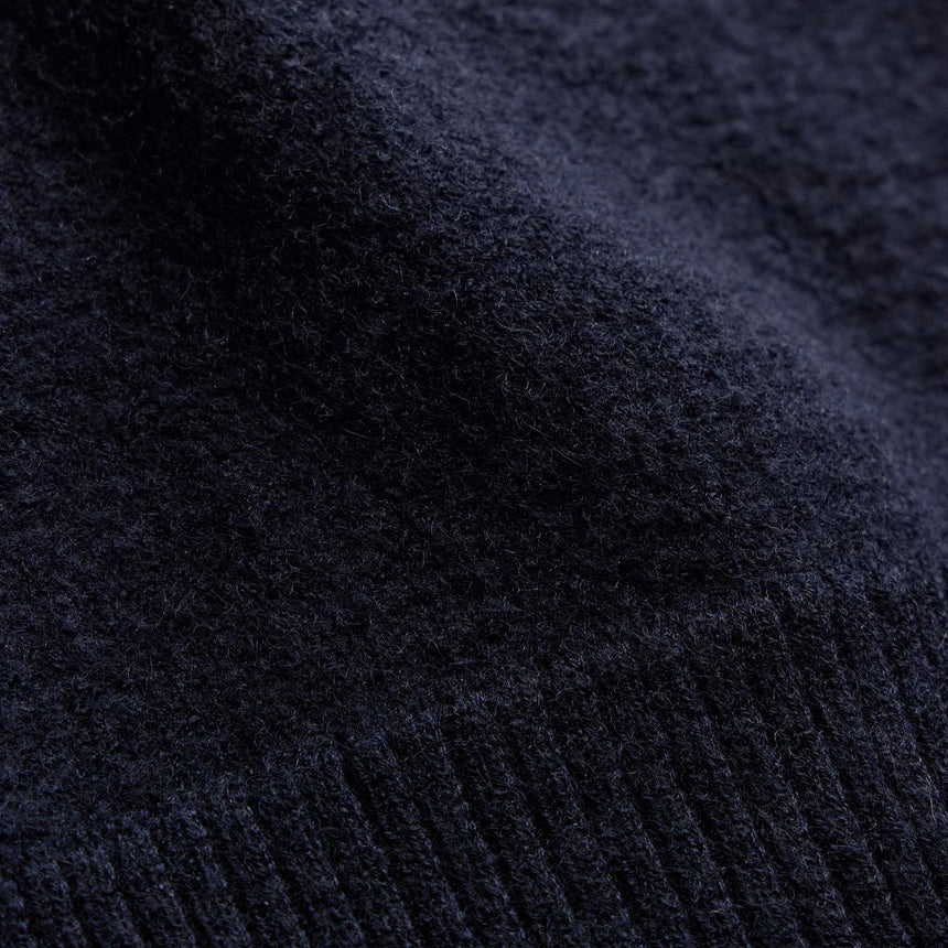 Boiled Cashmere Crew - Classic Navy | James Perse Los Angeles