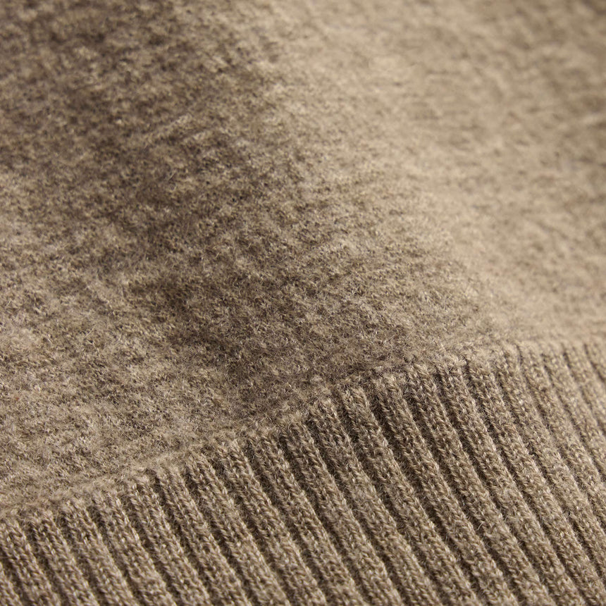 Felted Cashmere Crew - Coyote