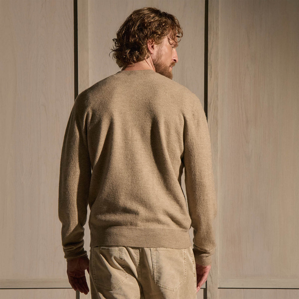 Felted Cashmere Crew - Coyote