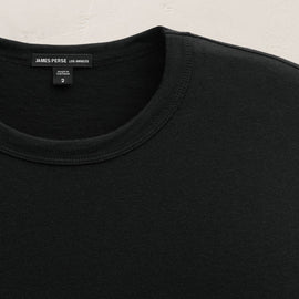 Cotton Cashmere Long Sleeve Tee in Black | James Perse Los Angeles