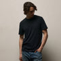 Cotton Cashmere Short Sleeve Tee in Black | James Perse Los Angeles