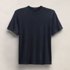 Cotton Cashmere Short Sleeve Tee in Blue Noir | James Perse Los Angeles