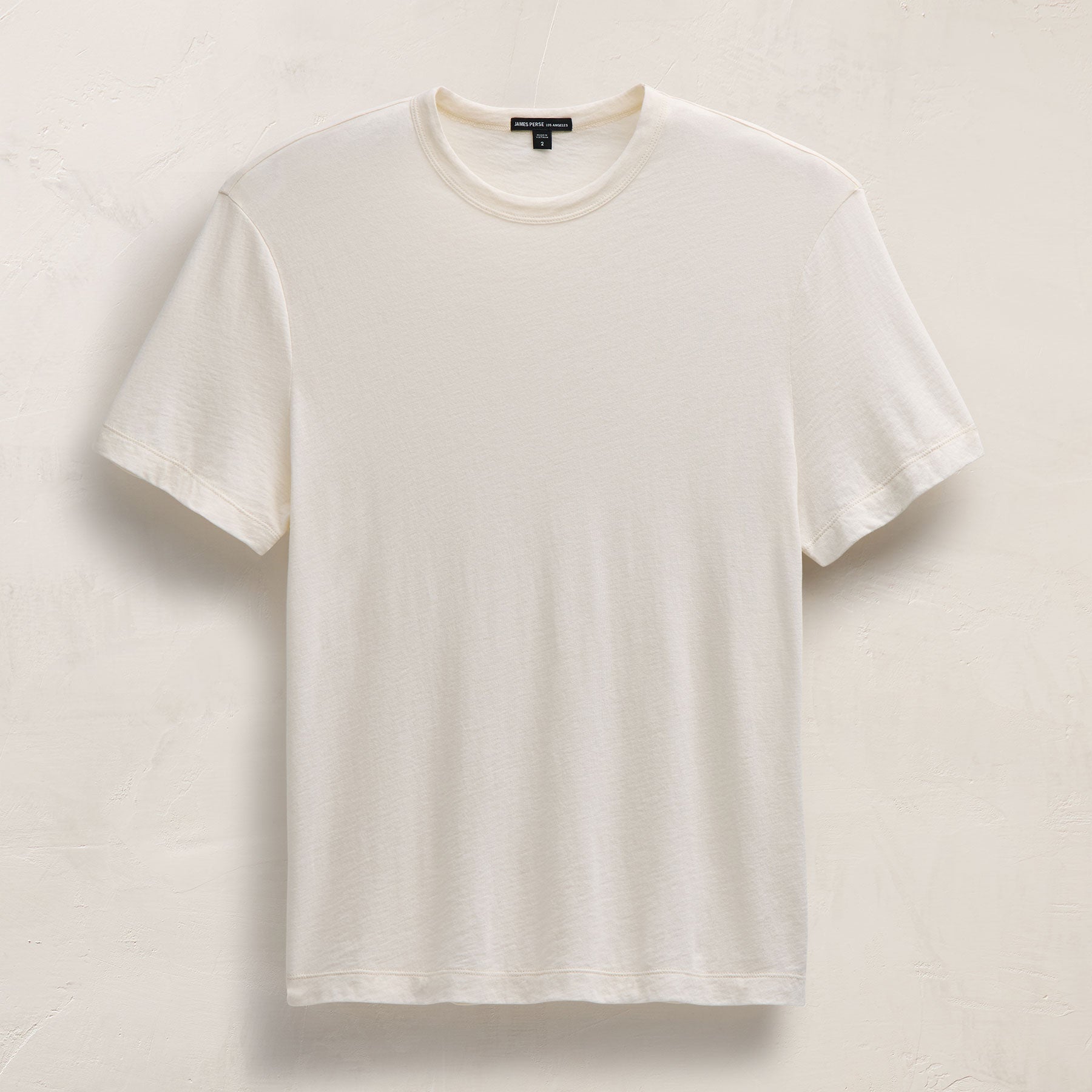 Cotton Cashmere Short Sleeve Tee in White | James Perse Los Angeles