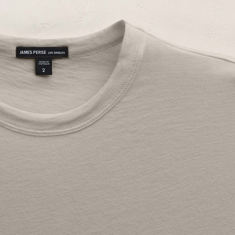 Cotton Cashmere Short Sleeve Tee in Concrete | James Perse Los Angeles