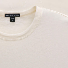 Cotton Cashmere Short Sleeve Tee in White | James Perse Los Angeles