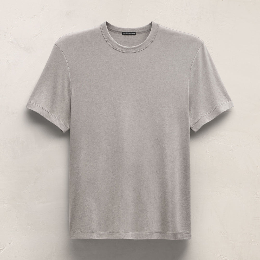Cotton Cashmere Short Sleeve Tee in Fog | James Perse Los Angeles