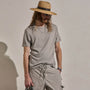 Cotton Cashmere Short Sleeve Tee in Fog | James Perse Los Angeles