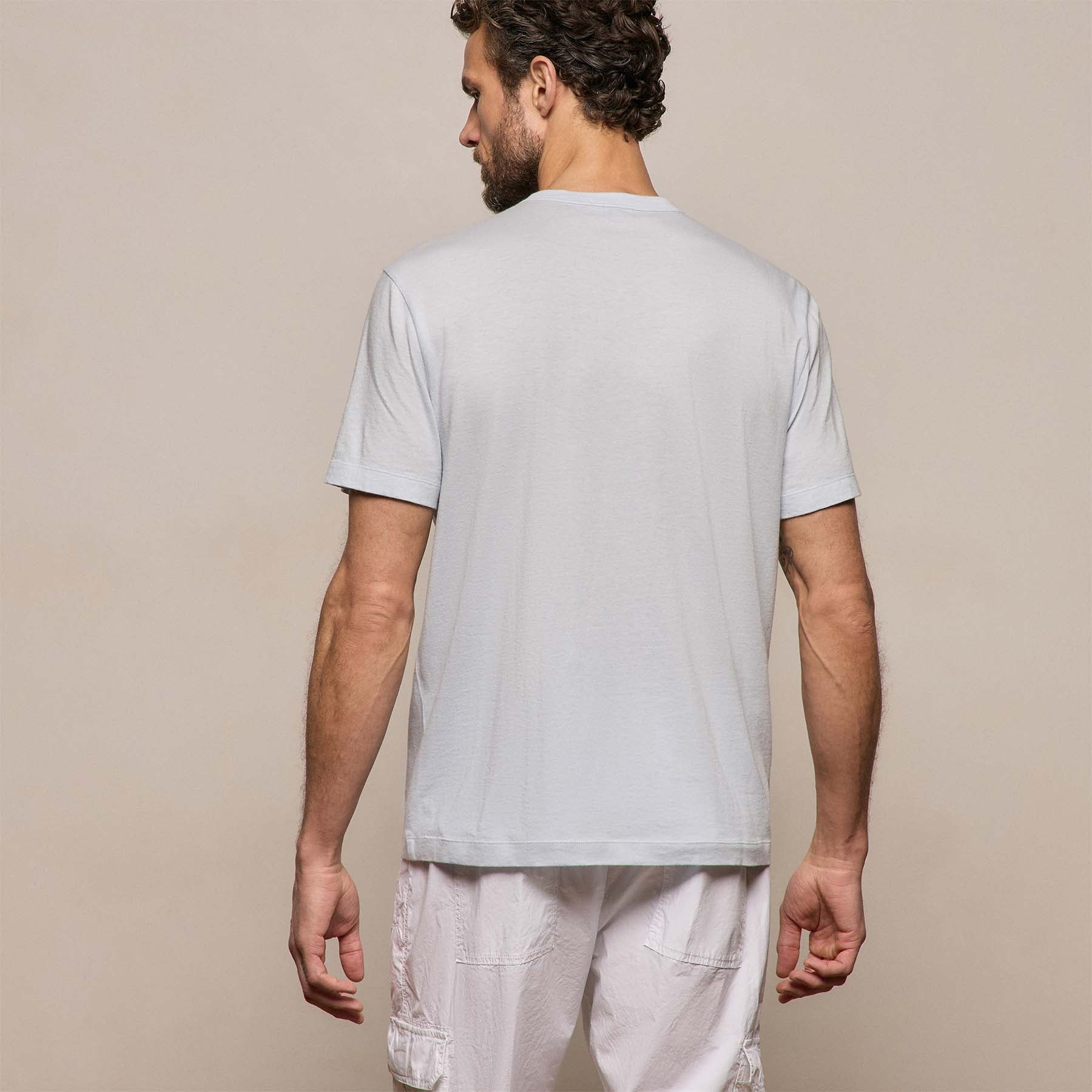 Cotton Cashmere Short Sleeve Tee in Memory | James Perse Los Angeles
