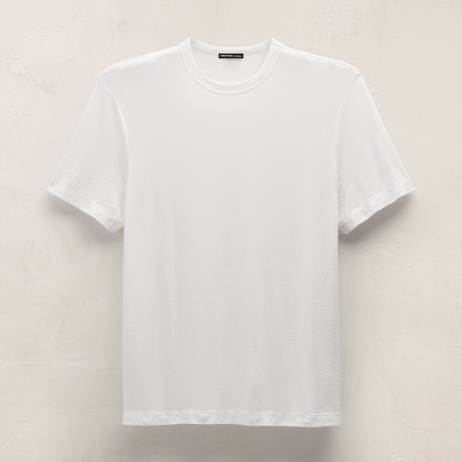 Cotton Cashmere Short Sleeve Tee in White | James Perse Los Angeles