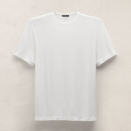 Cotton Cashmere Short Sleeve Tee in White | James Perse Los Angeles