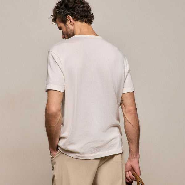 Cotton Cashmere Short Sleeve Tee in White | James Perse Los Angeles