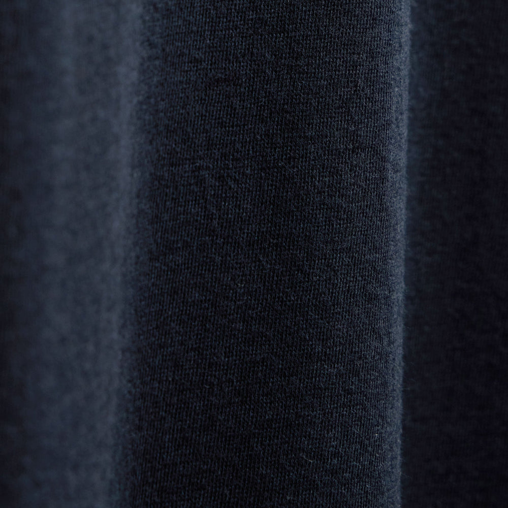 Cotton Cashmere Long Sleeve Henley in Blue Noir | James Perse Los Angeles