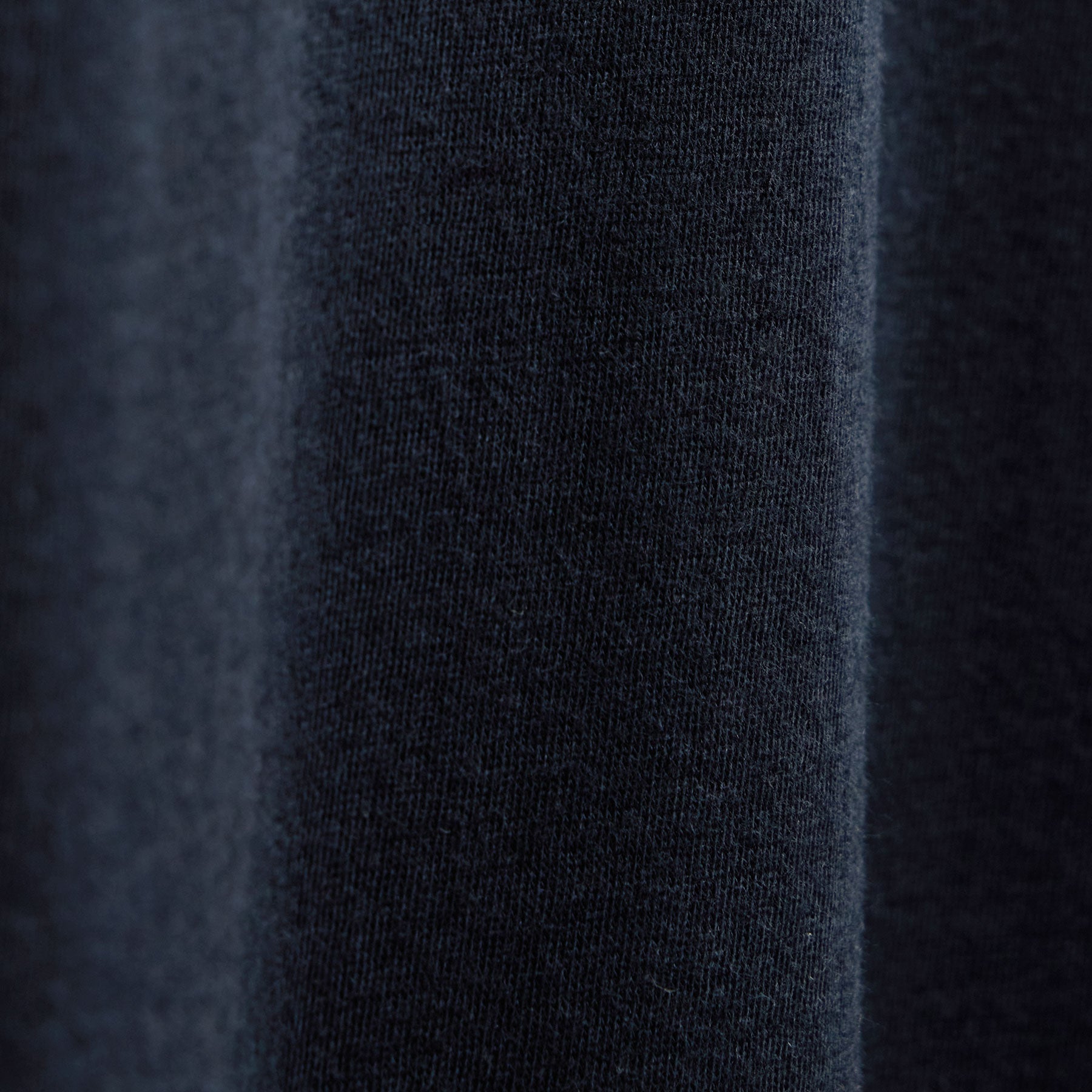 Cotton Cashmere Long Sleeve Henley in Blue Noir | James Perse Los Angeles