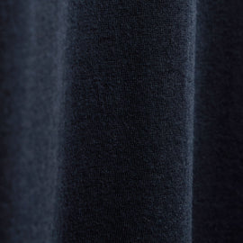 Cotton Cashmere Long Sleeve Henley in Blue Noir | James Perse Los Angeles