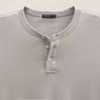 Cotton Cashmere Long Sleeve Henley in Fog | James Perse Los Angeles