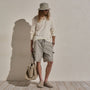 Cotton Cashmere Long Sleeve Henley in White | James Perse Los Angeles
