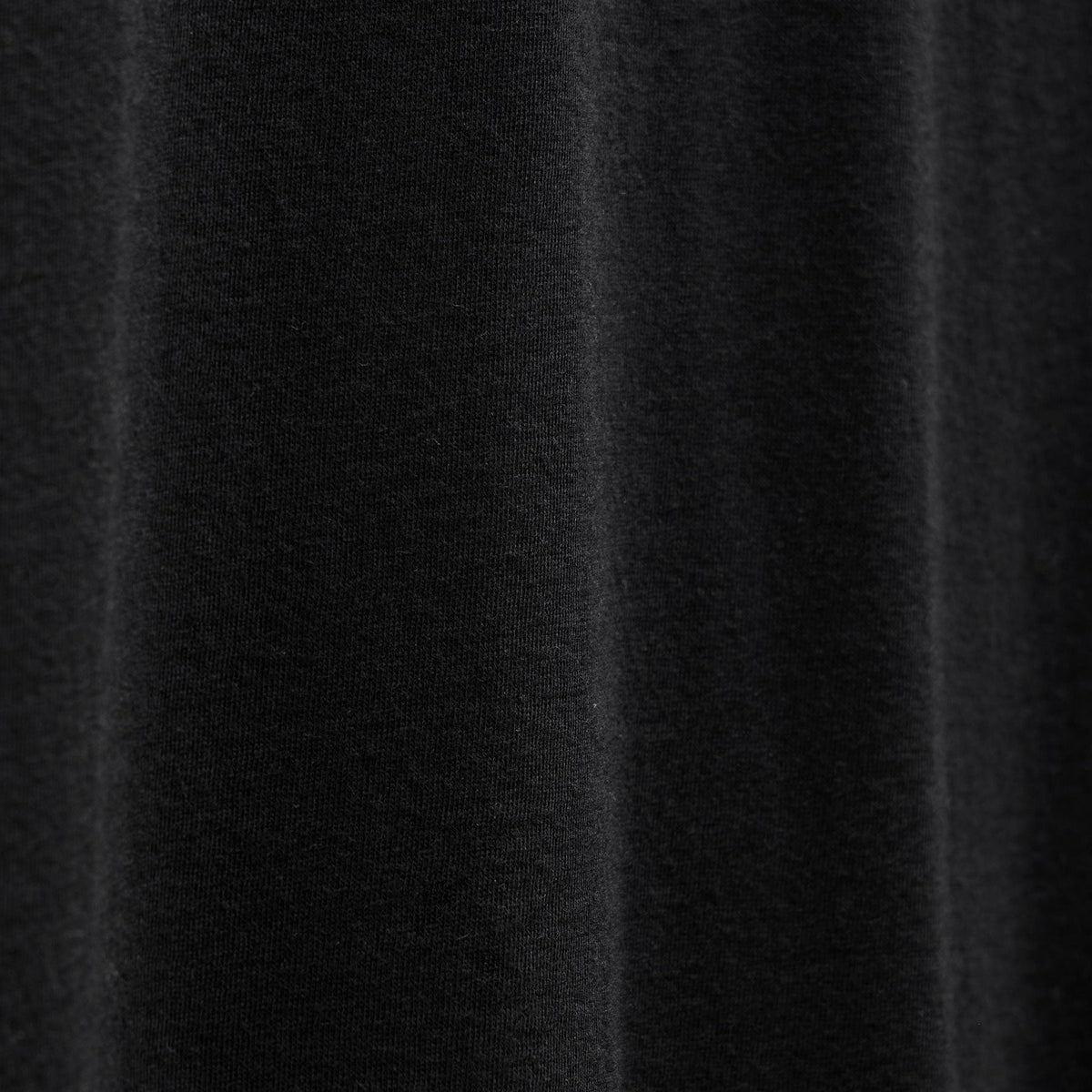 Cotton Cashmere Open Polo in Black | James Perse Los Angeles