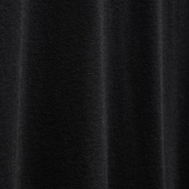 Cotton Cashmere Open Polo in Black | James Perse Los Angeles